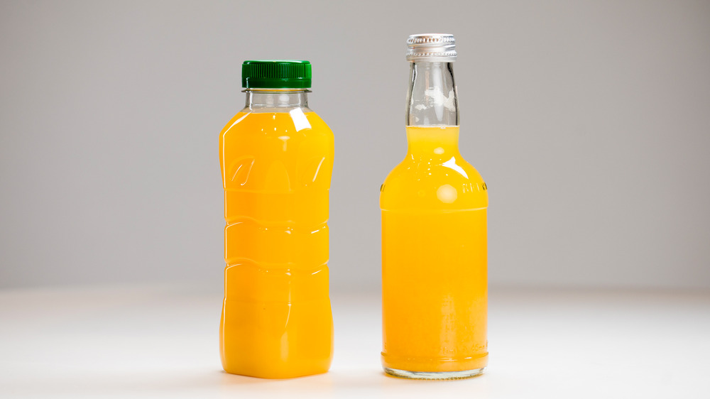 Bottled orange juice