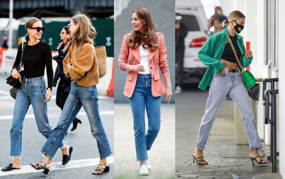 How to style straight leg jeans