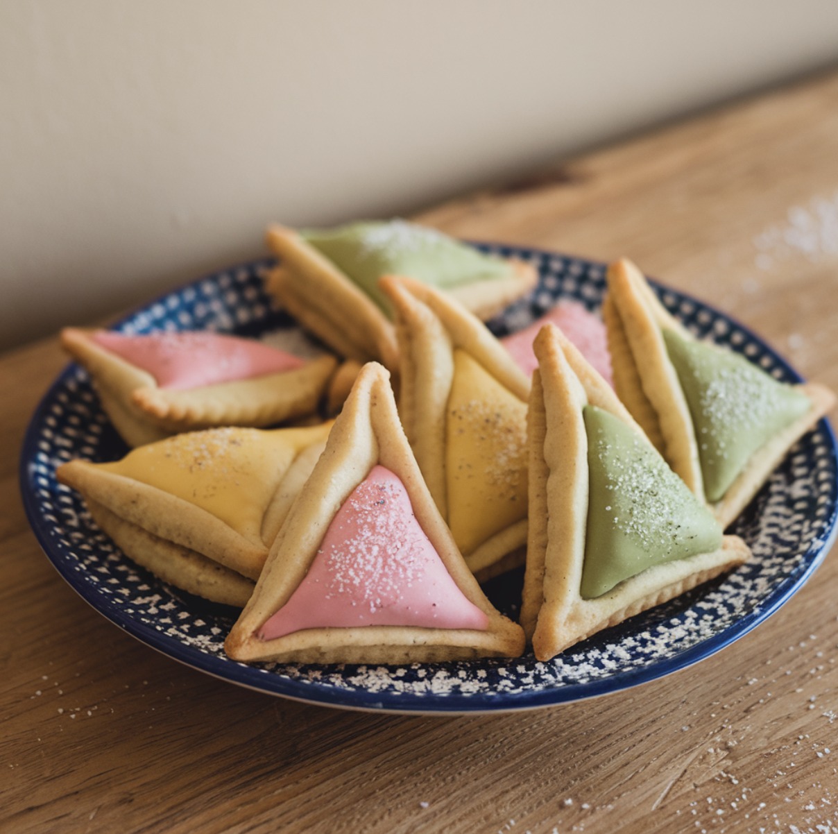 Colorful Hamantaschen Cookies