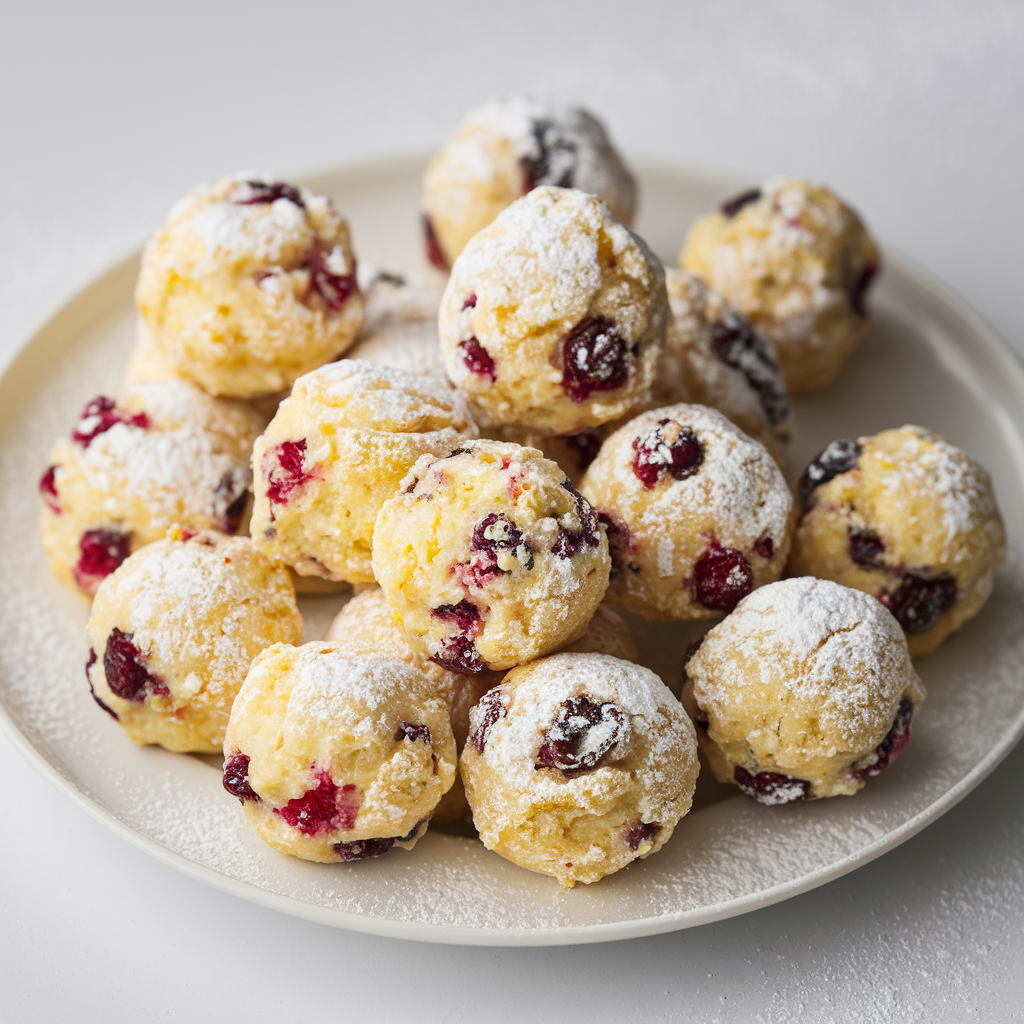 Lemon Cranberry Balls