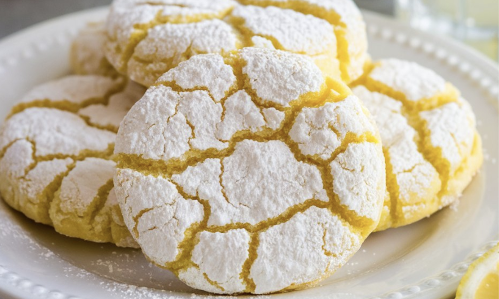 Lemon Crinkle Cookies Recipe