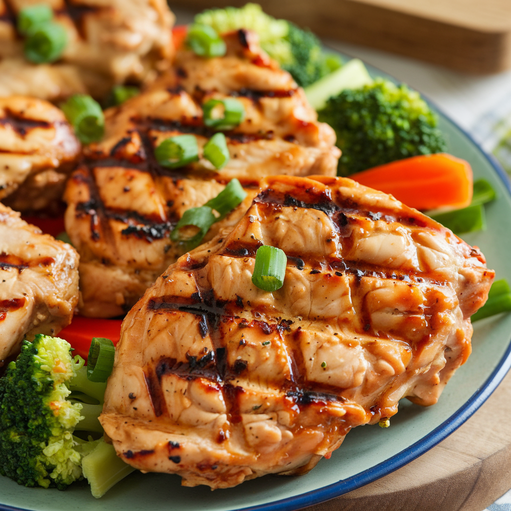 marinated grilled teriyaki chicken recipe