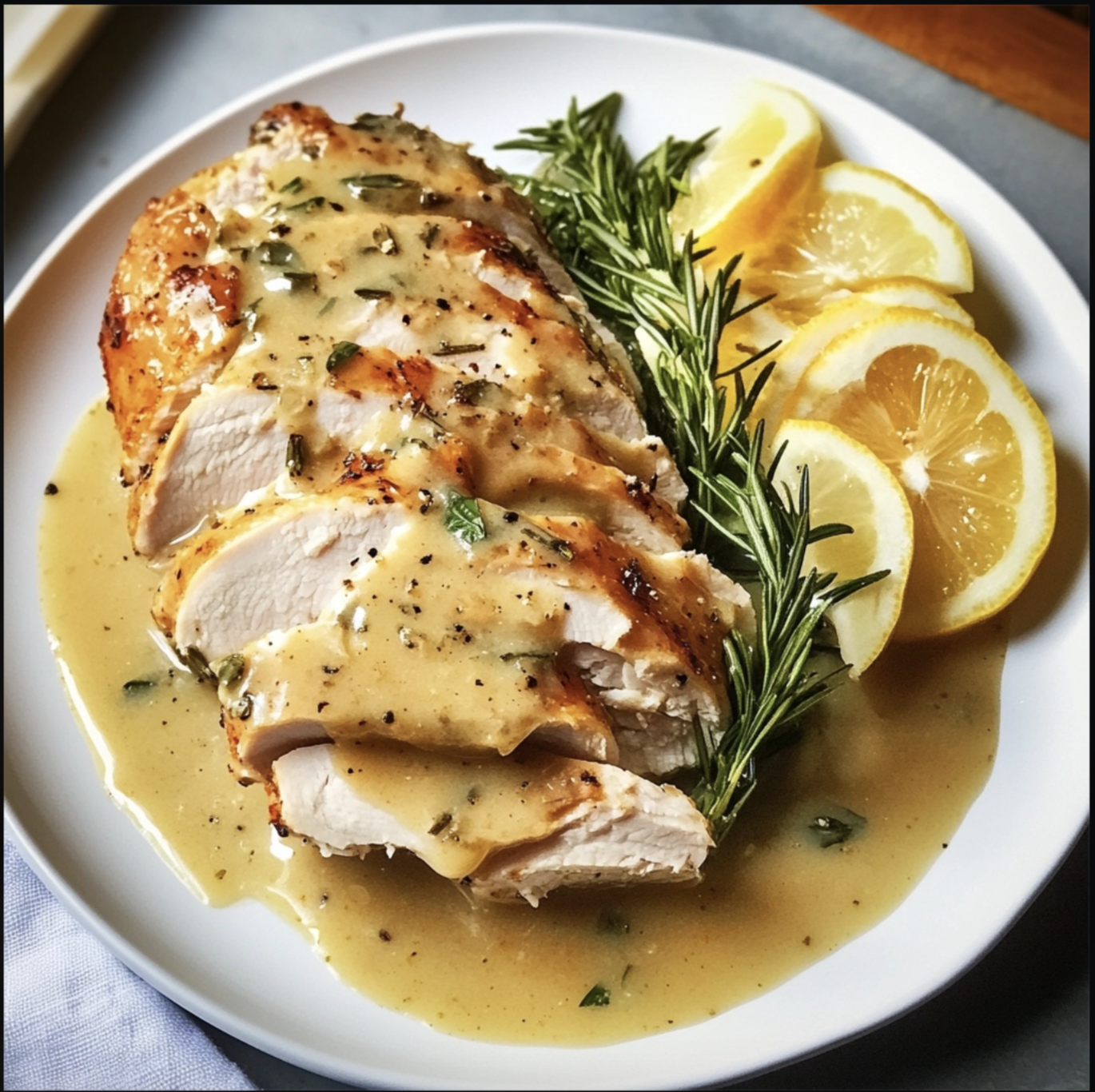 Thanksgiving Slow-Cooker Turkey Breast with Lemon-Garlic Gravy