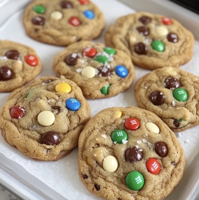 Brown Butter M&M Cookies