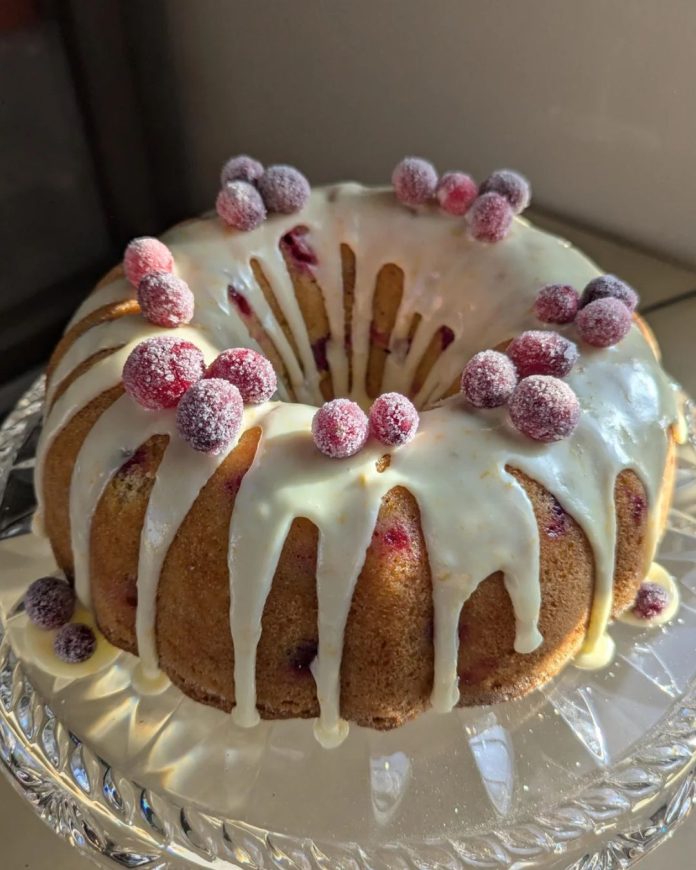 Cranberry Orange Bundt Cake