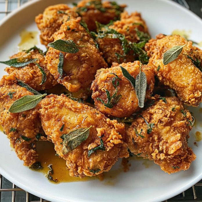 Crispy Sage Fried Chicken