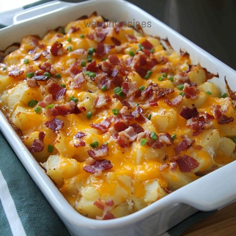 Bacon Cheddar Potato Casserole