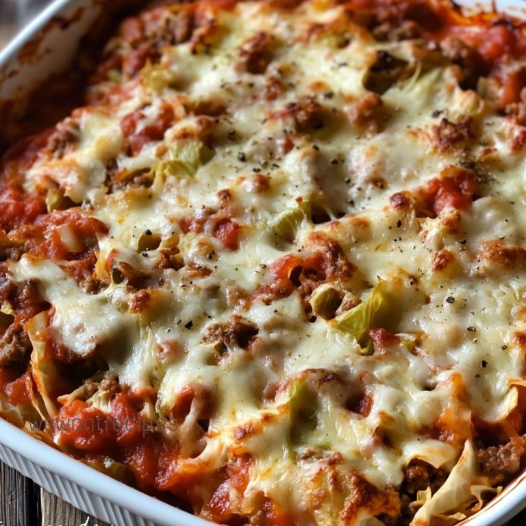 Easy Cabbage Roll Casserole