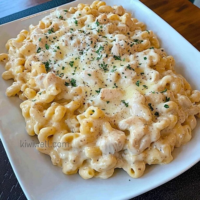 Parmesan Garlic Chicken Mac and Cheese