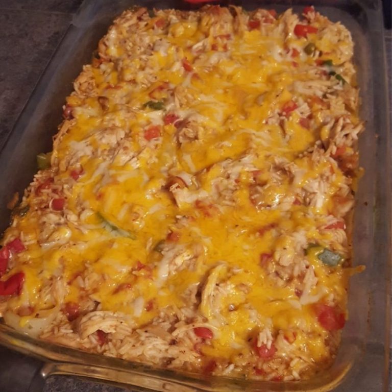 Easy Fajita Chicken Casserole